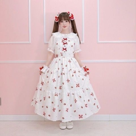 いちごティアードジャンスカ