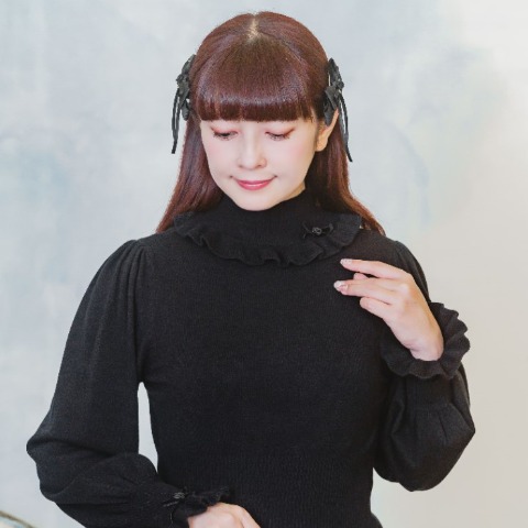 ヘアクリップ2点セット（リボン×フラワー）